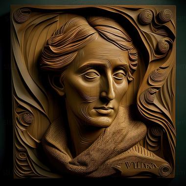 3D model Orlando Virginia Woolf 1928 (STL)